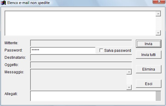 Messaggi da inviare